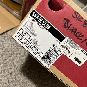 HIGH TOP VANS Men’s 5 women’s 6.5 used like new